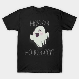 Happy Halloween - Funny  Ghost T-Shirt